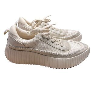Dolce Vita Dolen Women's Platform Sneakers - Size 7M -  Sandstone Knit